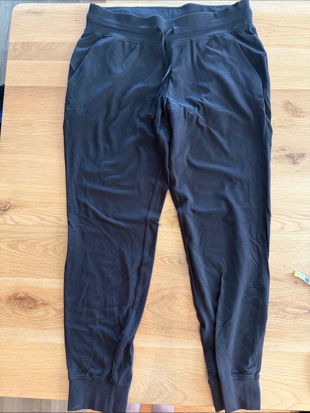 Lululemon Athletica Women's Black Drawstring Jogger Pants - Casual Track Joggers